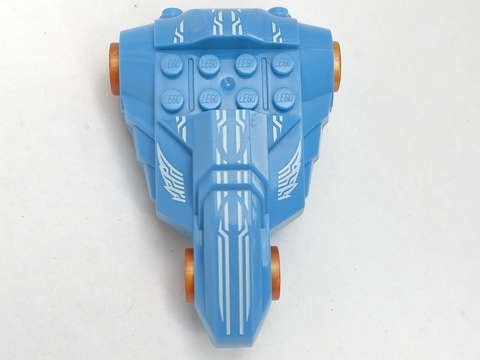 Lego (U) ~ Large Figure Torso KK with Jayko Pattern - Series 1 ~ [Medium Blue]