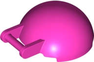 Lego (N) ~ Windscreen 4 x 4 x 1 2/3 Canopy Half Sphere with Bar Handle ~ [Dark Pink]