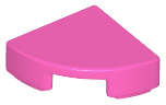 Lego (N) ~ Tile Round 1 x 1 Quarter ~ [Dark Pink]