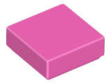 Lego (N) ~ Tile 1 x 1 ~ [Dark Pink]