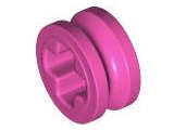 Lego (N) ~ Technic Bush 1/2 Smooth ~ [Dark Pink]