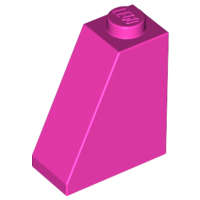 Lego (U) ~ Slope 65 2 x 1 x 2 ~ [Dark Pink]