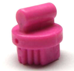 Lego (U) ~ Friends Accessories Brush Round Small ~ [Dark Pink]