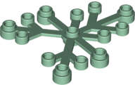 Lego (N) ~ Plant Leaves 6 x 5 ~ [Sand Green]