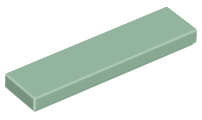 Lego (N) ~ Tile 1 x 4 ~ [Sand Green]