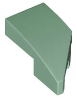 Lego (N) ~ Wedge 2 x 1 x 2/3 Left ~ [Sand Green]