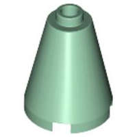 Lego (U) ~ Cone 2 x 2 x 2 - Open Stud ~ [Sand Green]