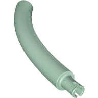 Lego (U) ~ Dinosaur Tail / Neck Middle Section with Bar Hole and Technic Pin ~ [Sand Green]