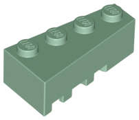 Lego (N) ~ Wedge 4 x 2 Right ~ [Sand Green]