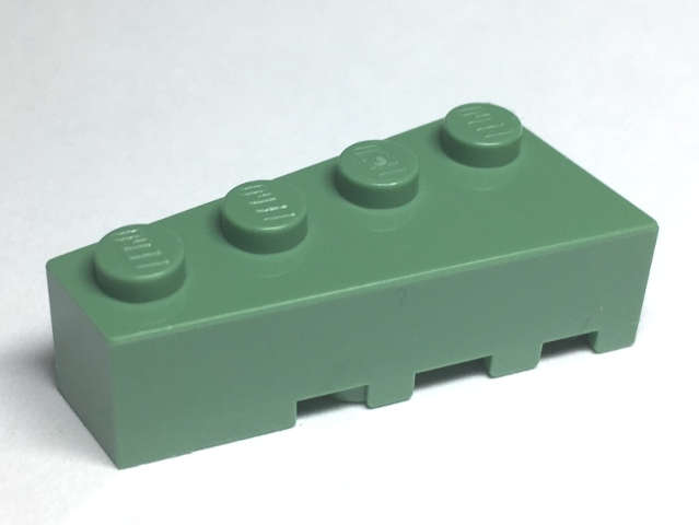 Lego (N) ~ Wedge 4 x 2 Left ~ [Sand Green]