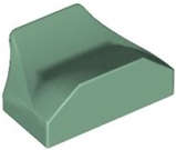 Lego (N) ~ Slope Curved 1 x 2 x 2/3 Wing End ~ [Sand Green]