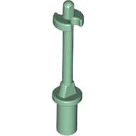 Lego (N) ~ Minifigure Utensil Ski Pole 3L with Handle Stop Ring and Side Stops ~ [Sand Green]