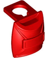 Lego (N) ~ Minifigure Backpack Thin Parachute Container ~ [Red]