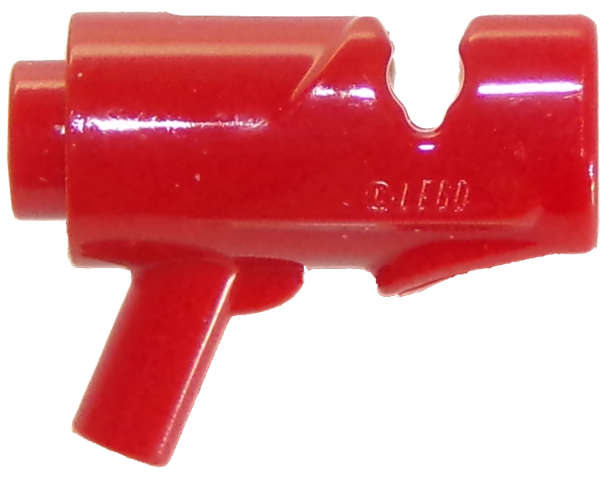 Lego (N) ~ Minifigure Weapon Gun Mini Blaster / Shooter ~ [Red]