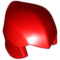 Lego (N) ~ Minifigure Headgear Ninjago Wrap / Hood Smooth ~ [Red]