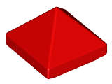 Lego (N) ~ Slope 45 1 x 1 x 2/3 Quadruple Convex Pyramid ~ [Red]