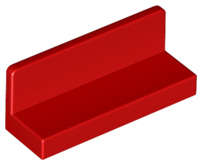 Lego (N) ~ Panel 1 x 3 x 1 ~ [Red]
