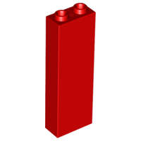 Lego (N) ~ Brick 1 x 2 x 5 ~ [Red]