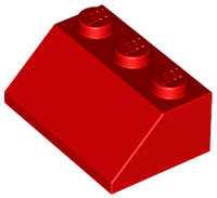 Lego (U) ~ Slope 45 2 x 3 ~ [Red]