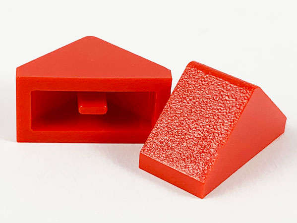 Lego (U) ~ Slope 45 2 x 1 Double with Inside Bar ~ [Red]