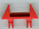 Lego (U) ~ String Reel 1 x 4 x 2 Holder with 2 Technic Pins ~ [Red]
