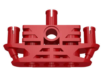 Lego (U) ~ Bionicle Tohunga Torso ~ [Red]