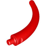 Lego (U) ~ Dinosaur Tail End Section / Horn ~ [Red]