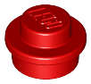 Lego (U) ~ Plate Round 1 x 1 ~ [Red]