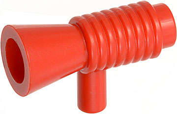 Lego (U) ~ Minifigure Utensil Loudhailer / Megaphone / SW Blaster ~ [Red]