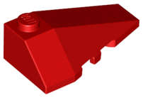 Lego (N) ~ Wedge 4 x 2 Triple Right ~ [Red]