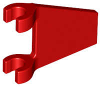 Lego (N) ~ Flag 2 x 2 Trapezoid ~ [Red]