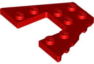 Lego (N) ~ Wedge Plate 4 x 6 ~ [Red]