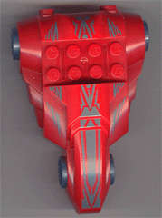 Lego (U) ~ Large Figure Torso KK with Santis Pattern - Series 1 ~ [Red]