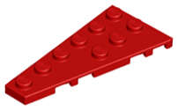 Lego (N) ~ Wedge Plate 6 x 3 Left ~ [Red]
