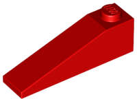 Lego (N) ~ Slope 18 4 x 1 ~ [Red]