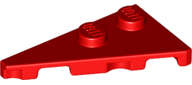 Lego (N) ~ Wedge Plate 4 x 2 Left Pointed ~ [Red]