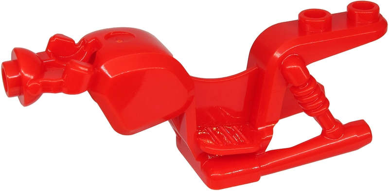 Lego (N) ~ Motorcycle Fairing Chopper ~ [Red]