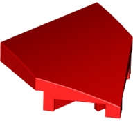 Lego (N) ~ Wedge 2 x 2 x 2/3 Pointed ~ [Red]