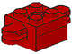 Lego (U) ~ Arm Holder Brick 2 x 2 with Round Top Hole with Arms (792 / 793 / 795) (Homemake ~ [Red]