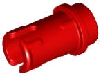 Lego (N) ~ Technic Pin 1/2 with Friction Ridges ~ [Red]