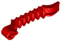 Lego (U) ~ Projectile Launcher Part Hero Factory Zamor Sphere Launcher - Bottom Half with A ~ [Red]