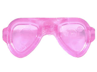 Lego (U) ~ Friends Accessories Sunglasses / Glasses with Small Pin ~ [Trans-Dark Pink]
