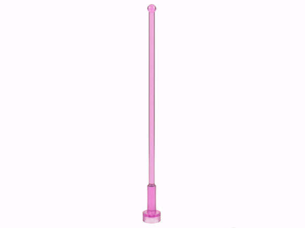 Lego (U) ~ Antenna Whip 8H ~ [Trans-Dark Pink]