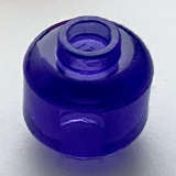 Lego (N) ~ Minifigure Head (Plain) ~ [Trans-Purple]