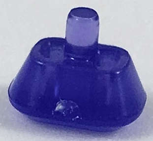 Lego (N) ~ Rock Faceted with Small Pin (Infinity Stone) ~ [Trans-Purple]