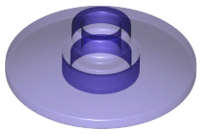 Lego (N) ~ Dish 2 x 2 Inverted (Radar) ~ [Trans-Purple]