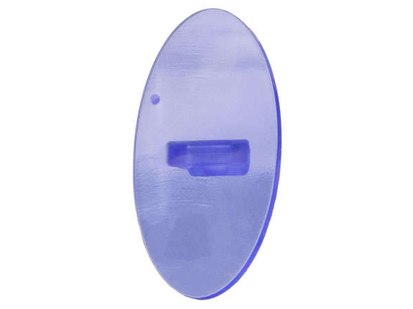 Lego (N) ~ Minifigure Shield Elliptical ~ [Trans-Purple]