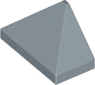 Lego (N) ~ Slope 45 2 x 1 Triple with Bottom Stud Holder ~ [Sand Blue]