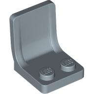 Lego (N) ~ Minifigure Utensil Seat / Chair 2 x 2 ~ [Sand Blue]