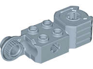 Lego (U) ~ Technic Brick Modified 2 x 2 with Axle Hole Rotation Joint Ball Half Verti ~ [Sand Blue]